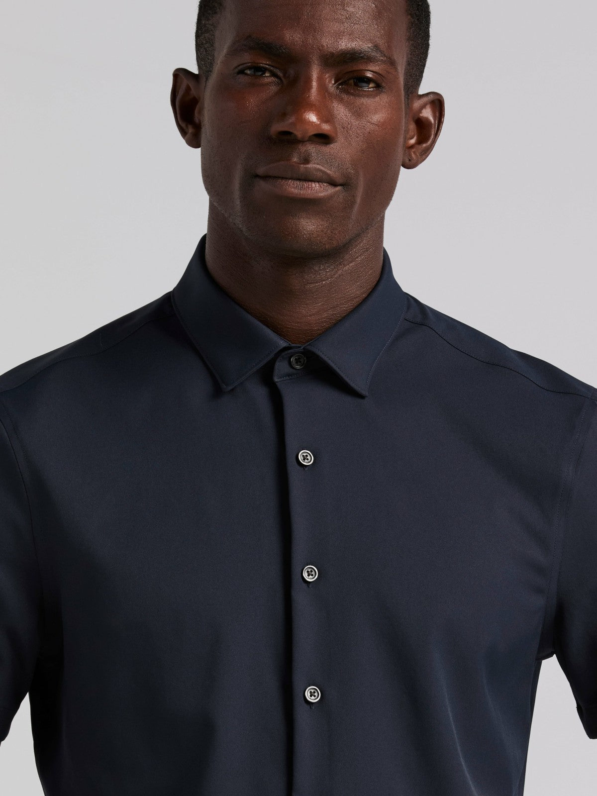 Slim Fit Total Stretch Solid Shirt