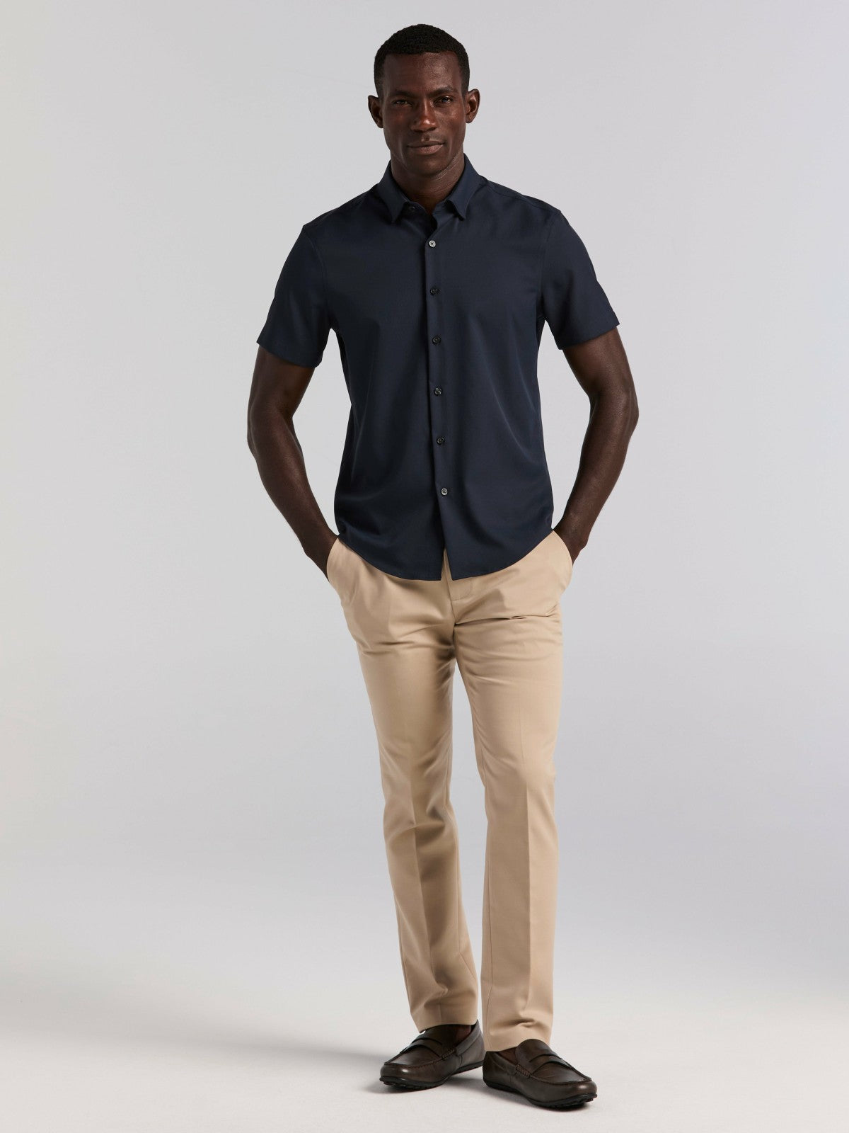Slim Fit Total Stretch Solid Shirt