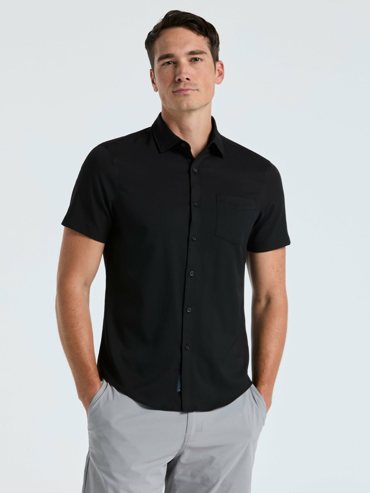 Total Stretch Slim Fit Solid Shirt
