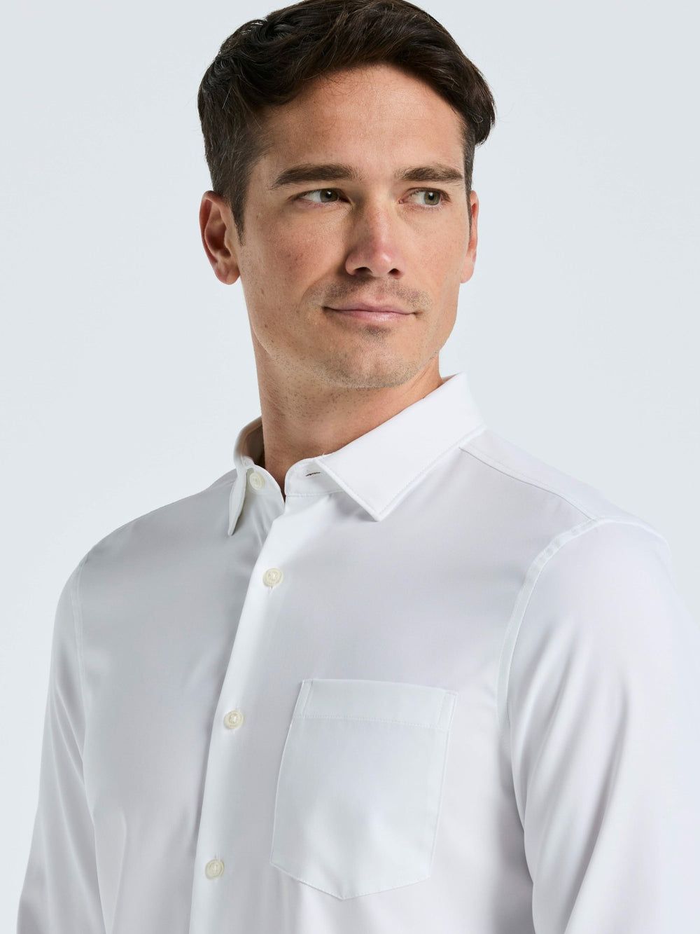 Untucked Total Stretch Slim Fit Solid Shirt
