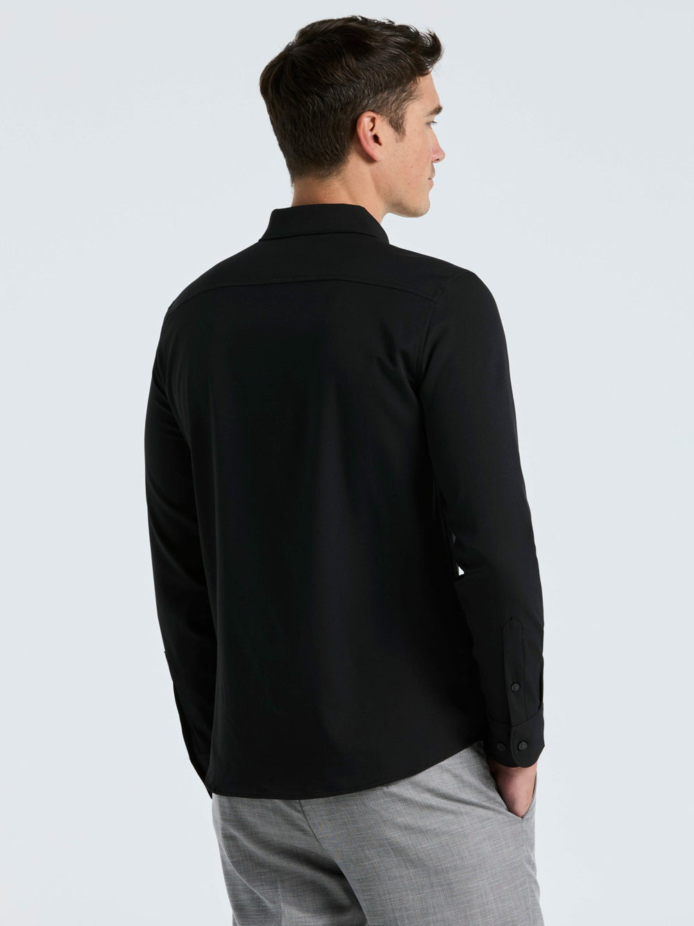 Untucked Total Stretch Slim Fit Solid Shirt