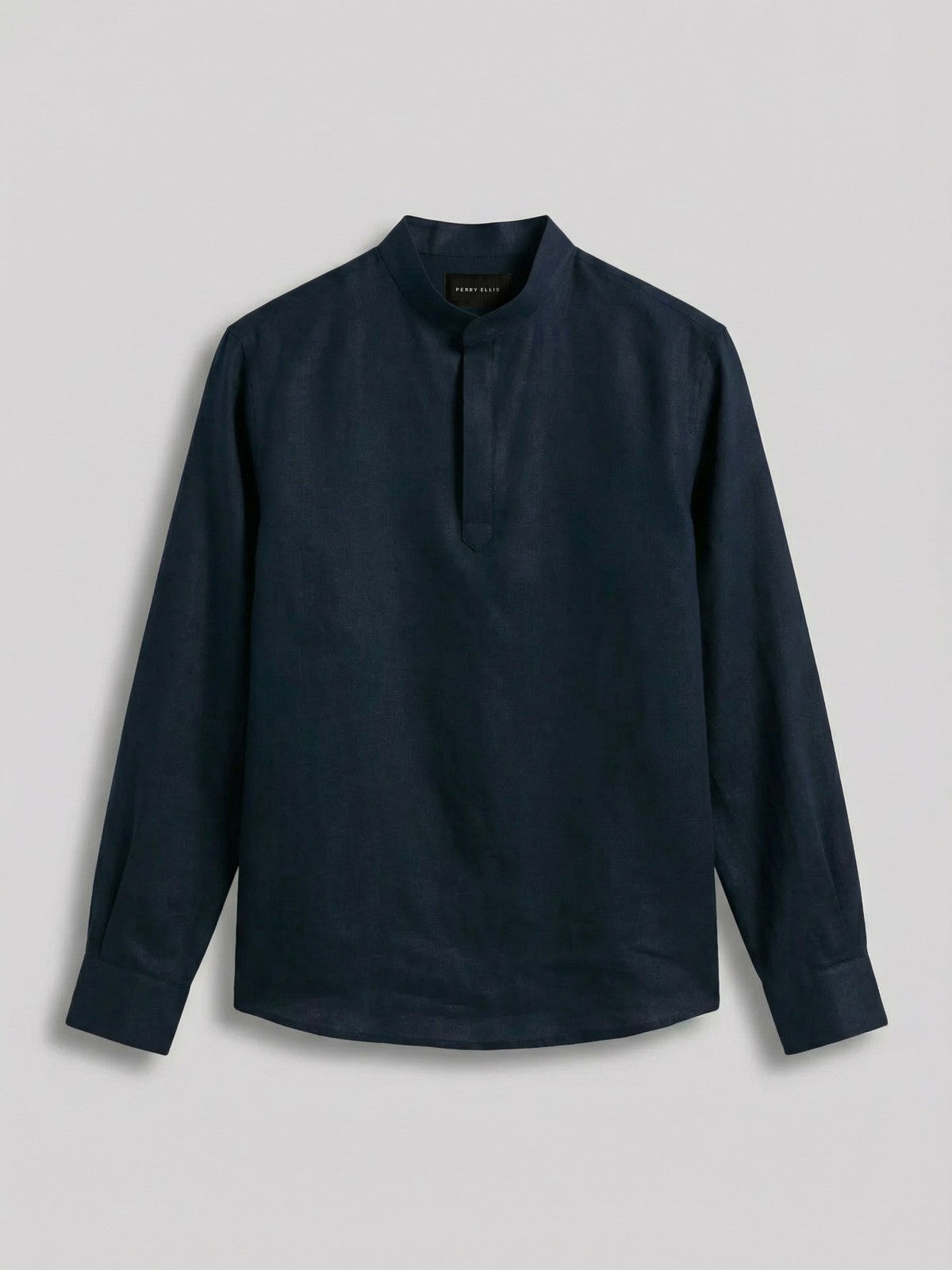 Solid Linen Popover Shirt