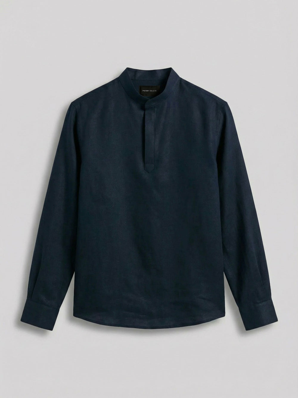 Solid Linen Popover Shirt
