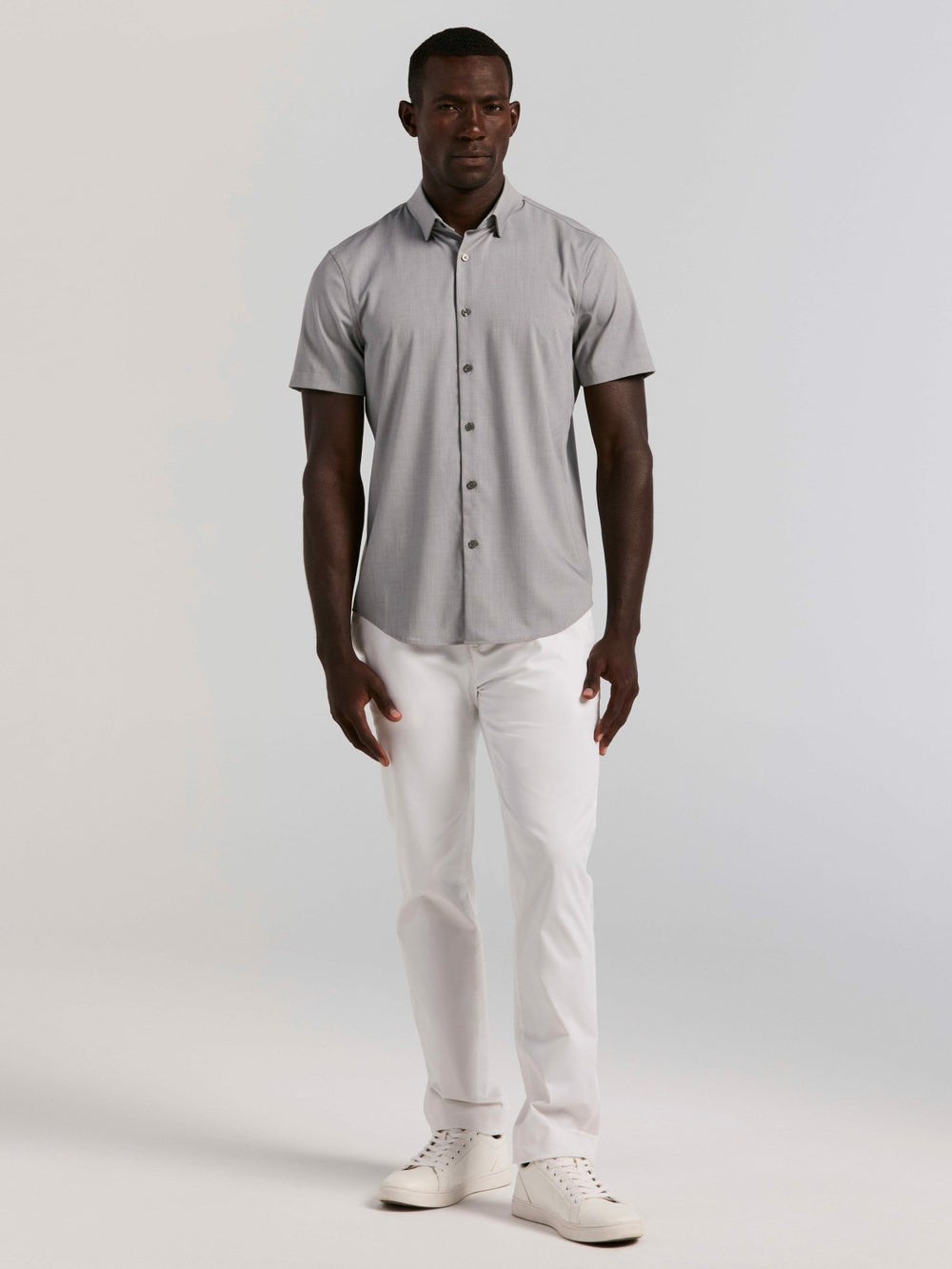 Total Stretch Heathered Shirt