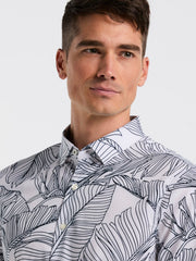 Slim Fit Botanical Print Shirt
