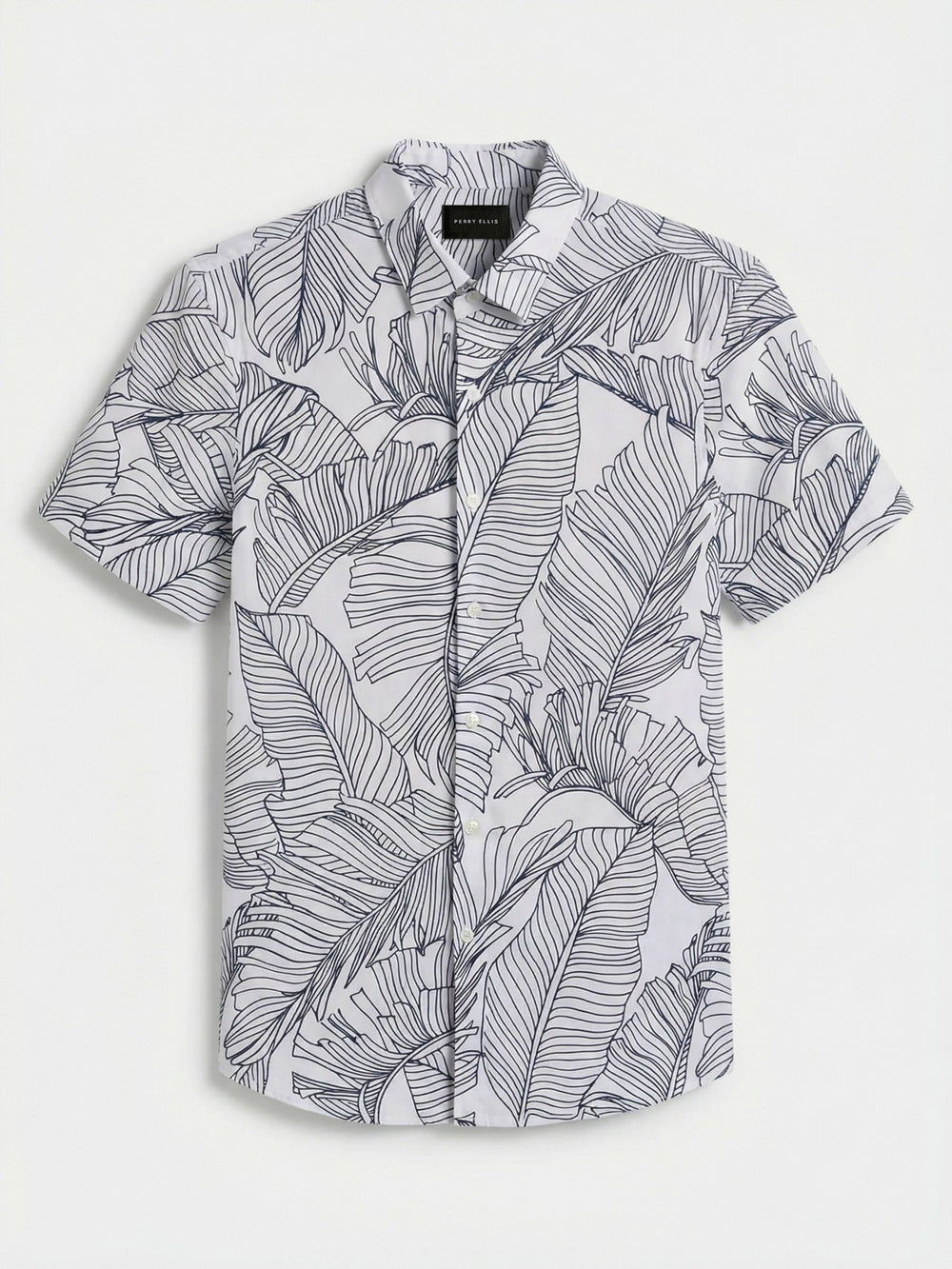Slim Fit Botanical Print Shirt