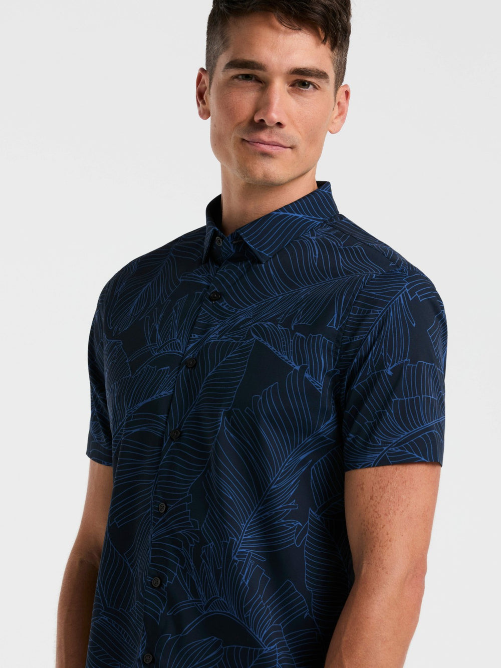 Slim Fit Botanical Print Shirt