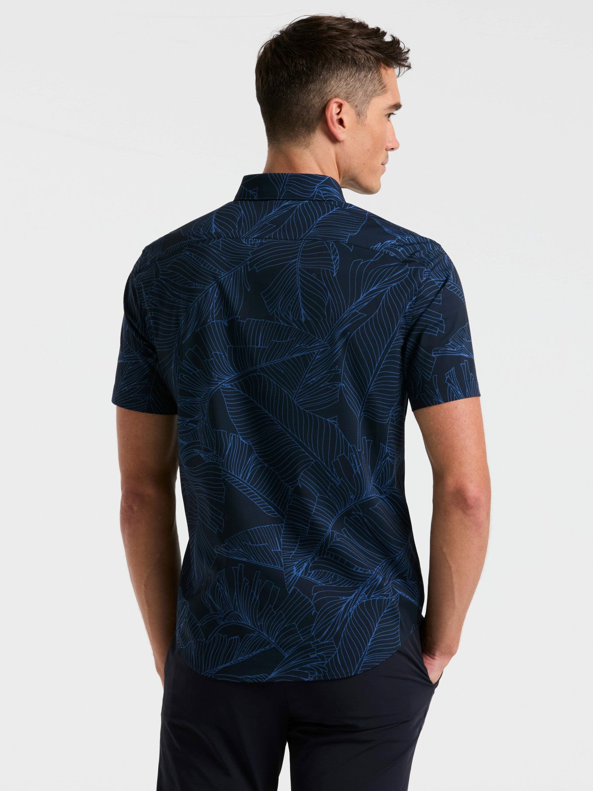 Slim Fit Botanical Print Shirt