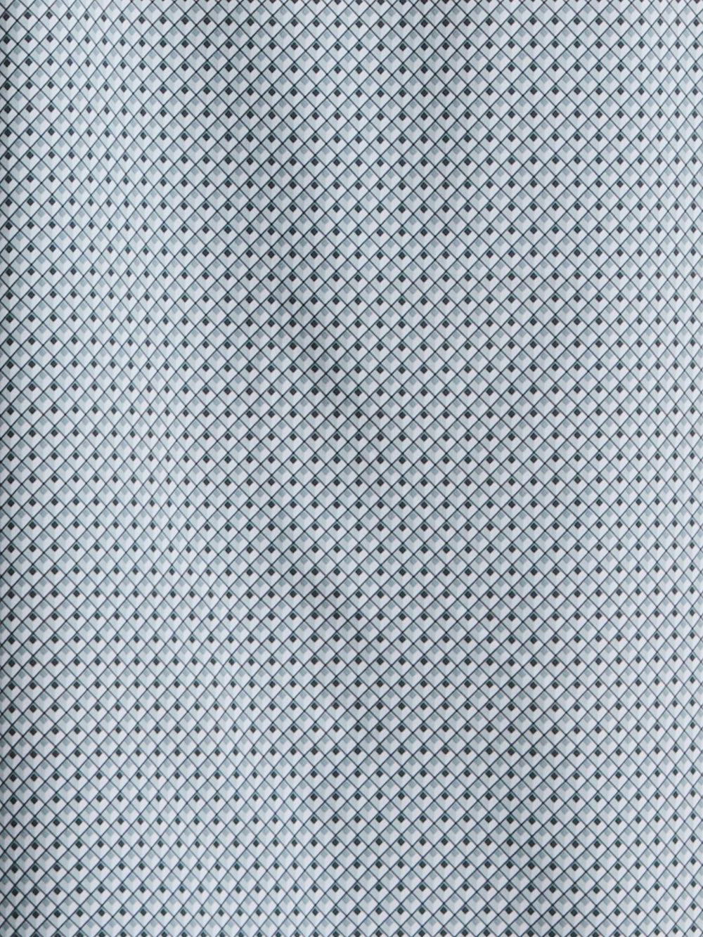 Slim Fit Cube Geometric Print Shirt