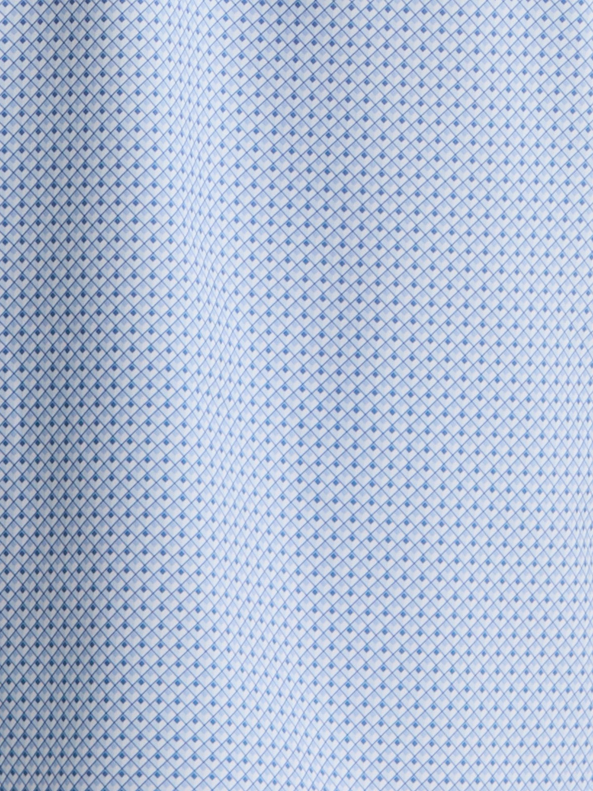 Slim Fit Cube Geometric Print Shirt