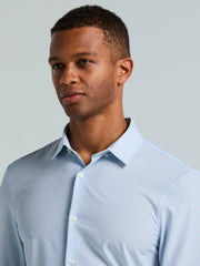 Slim Fit Total Stretch Diamond Geo Print Shirt
