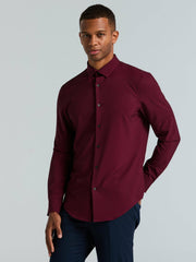 Slim Fit Geo Print Total Stretch Shirt