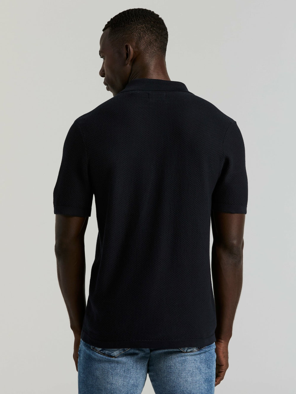 Short Sleeve Button Front Sweater