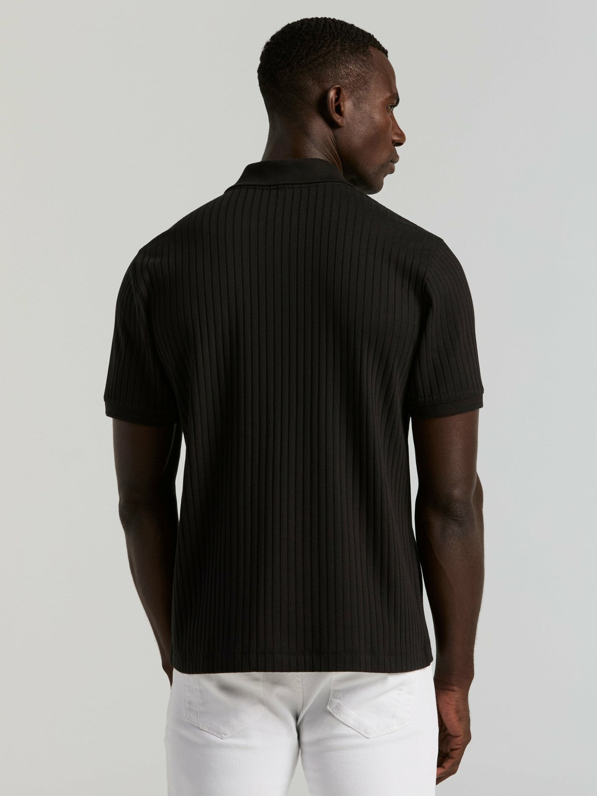 Ribbed Button Front Knit