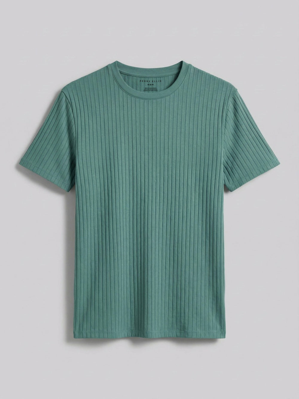 Ribbed Crew Neck Tee