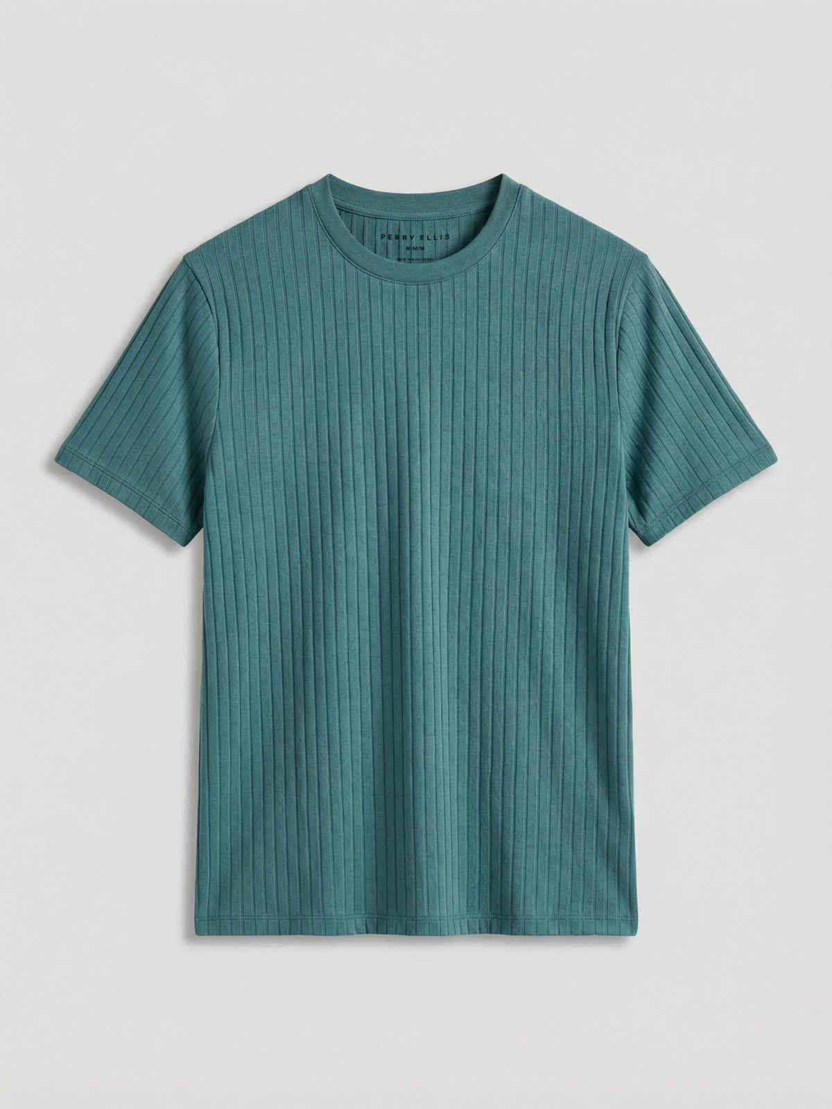 Ribbed Crew Neck Tee