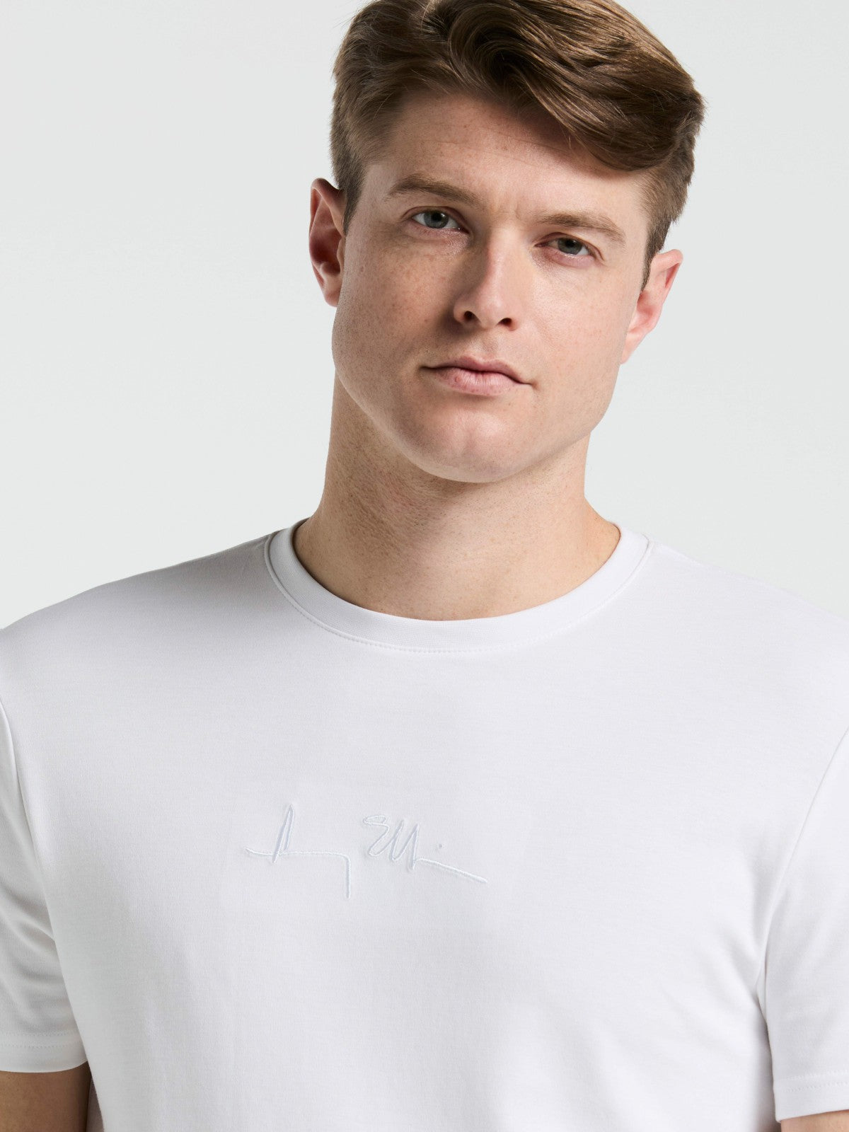 Bold Signature Crew Neck Tee