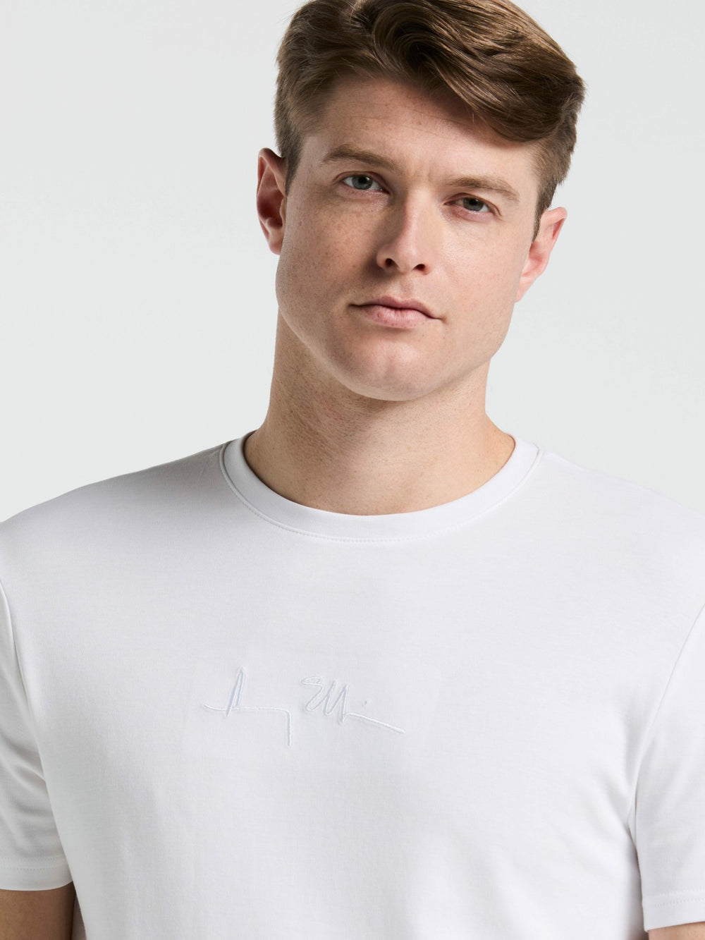 Bold Signature Crew Neck Tee