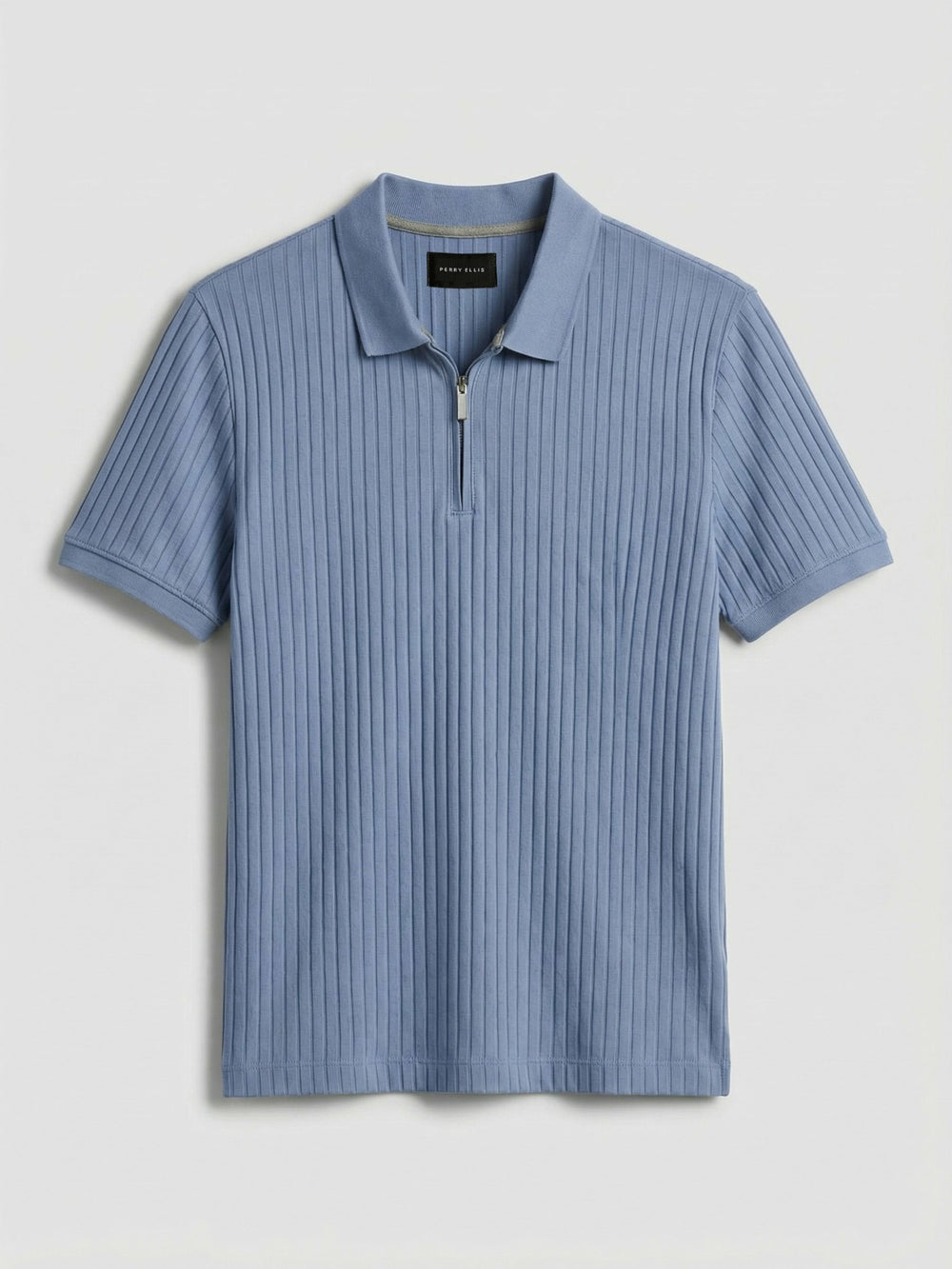 Quarter Zip Ribbed Polo