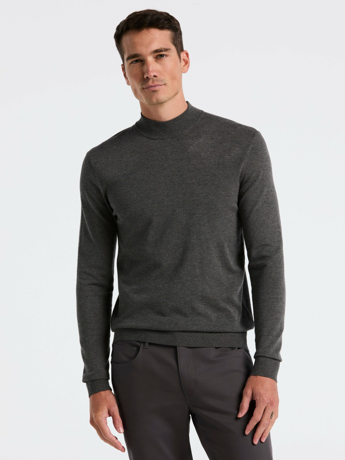 Tech Knit Mock Neck Sweater