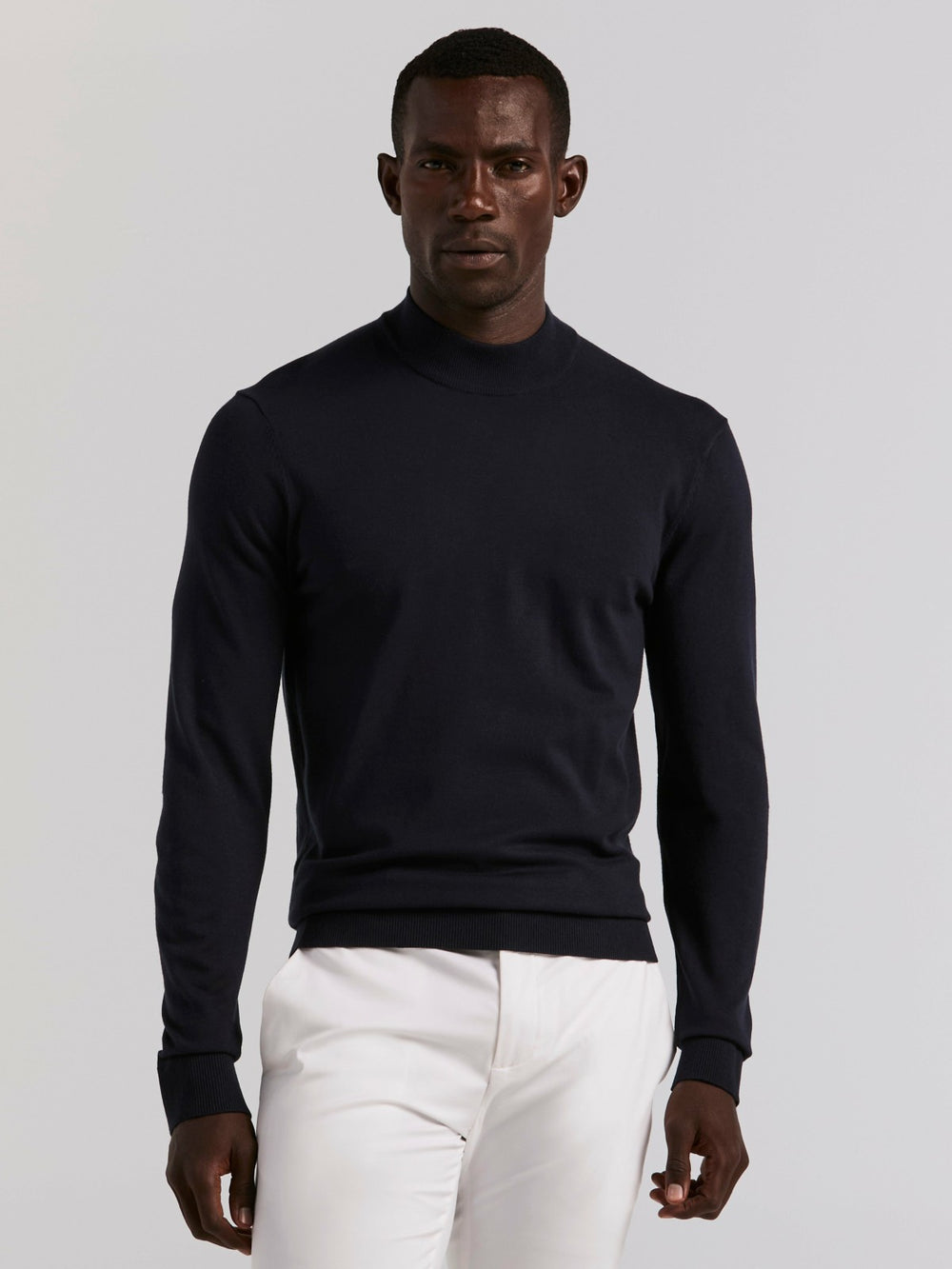 Tech Knit Mock Neck Sweater