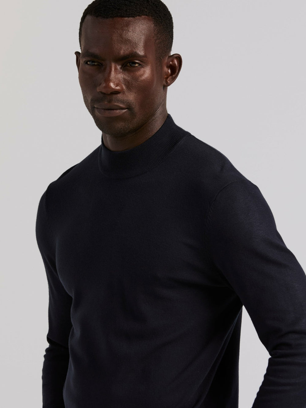 Tech Knit Mock Neck Sweater