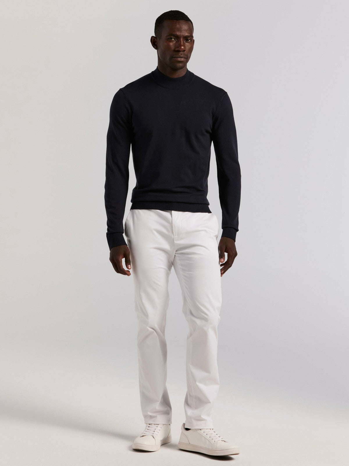 Tech Knit Mock Neck Sweater