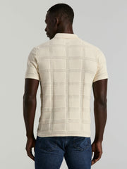 Jacquard Pattern Button Front Sweater