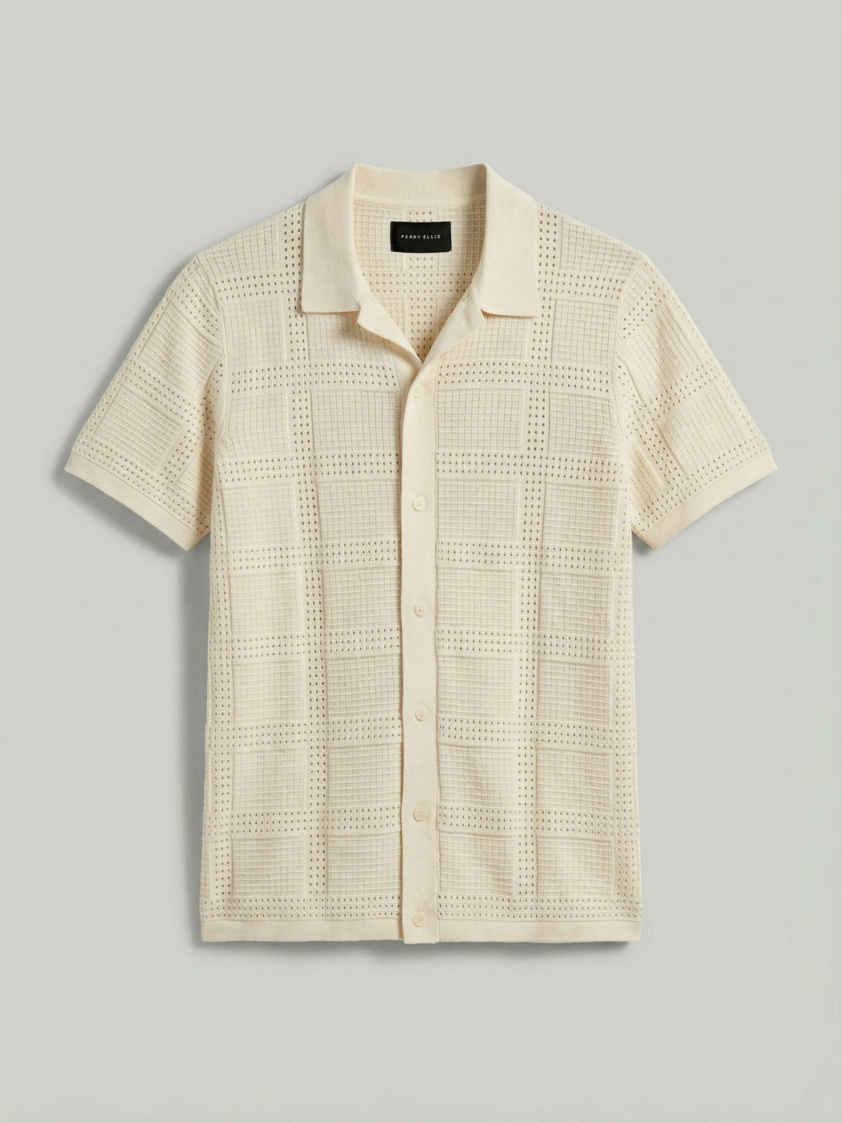 Jacquard Pattern Button Front Sweater