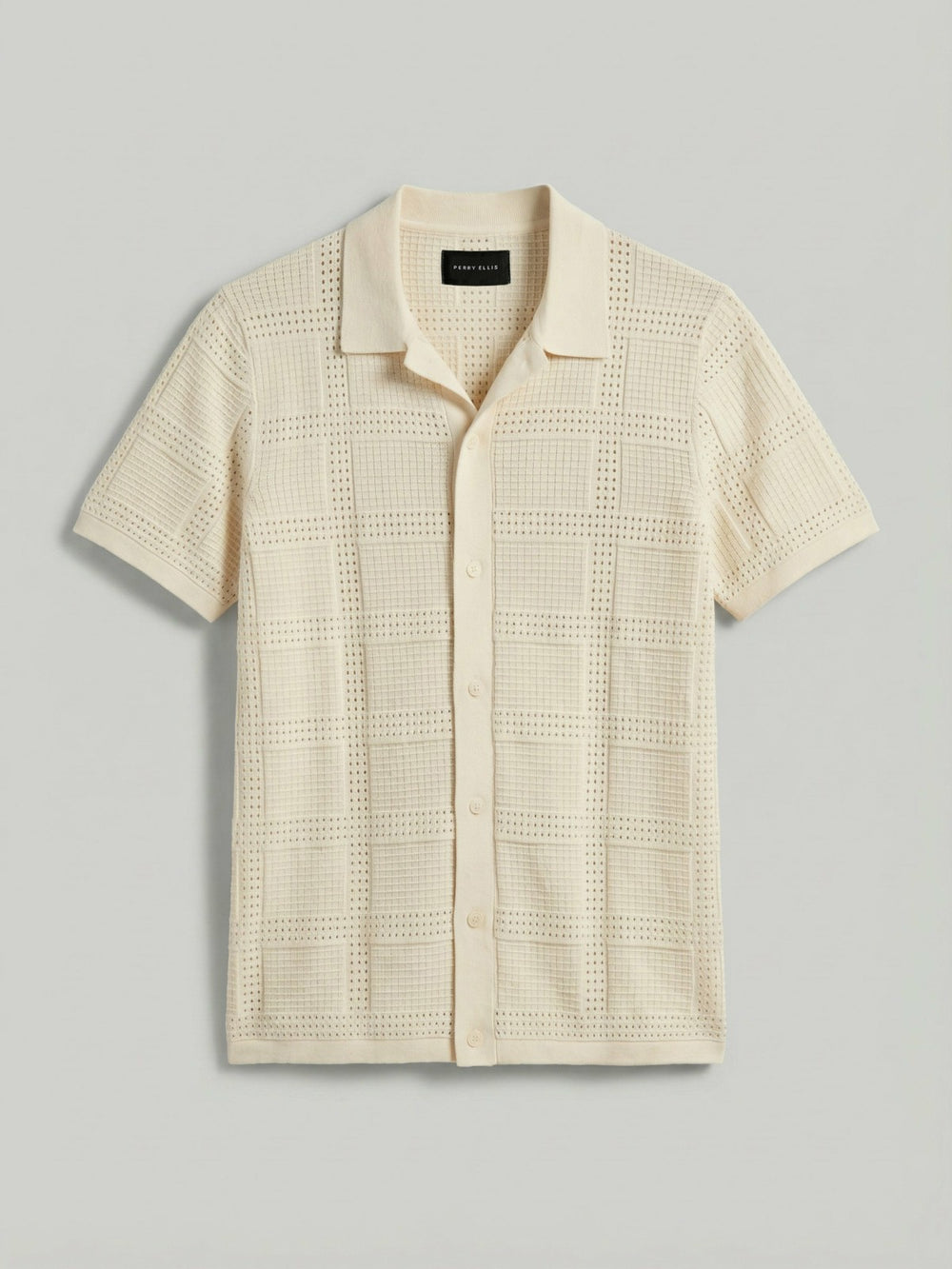 Jacquard Pattern Button Front Sweater