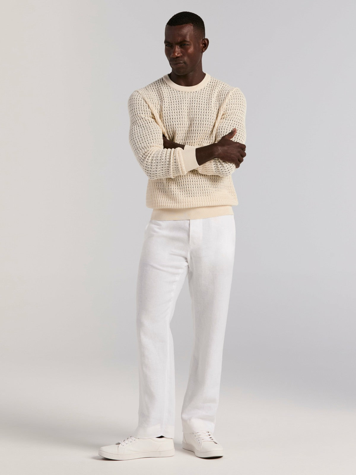 Cotton Crew Neck Sweater