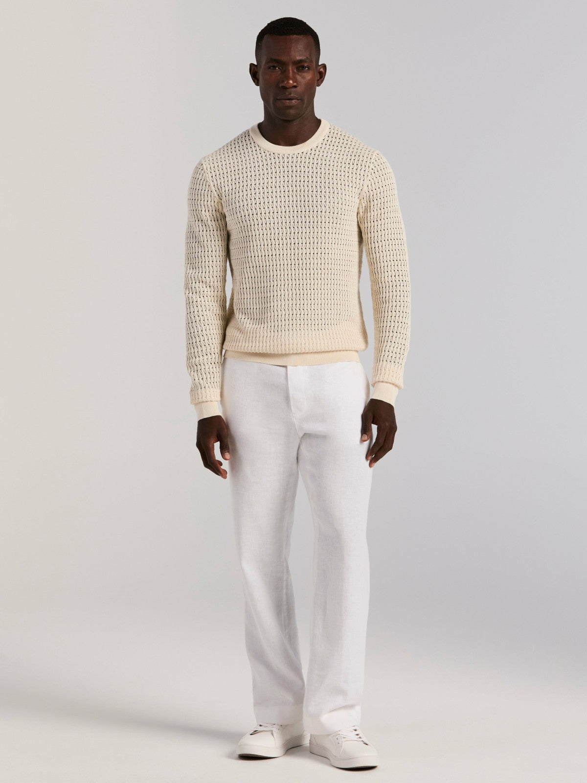 Cotton Crew Neck Sweater