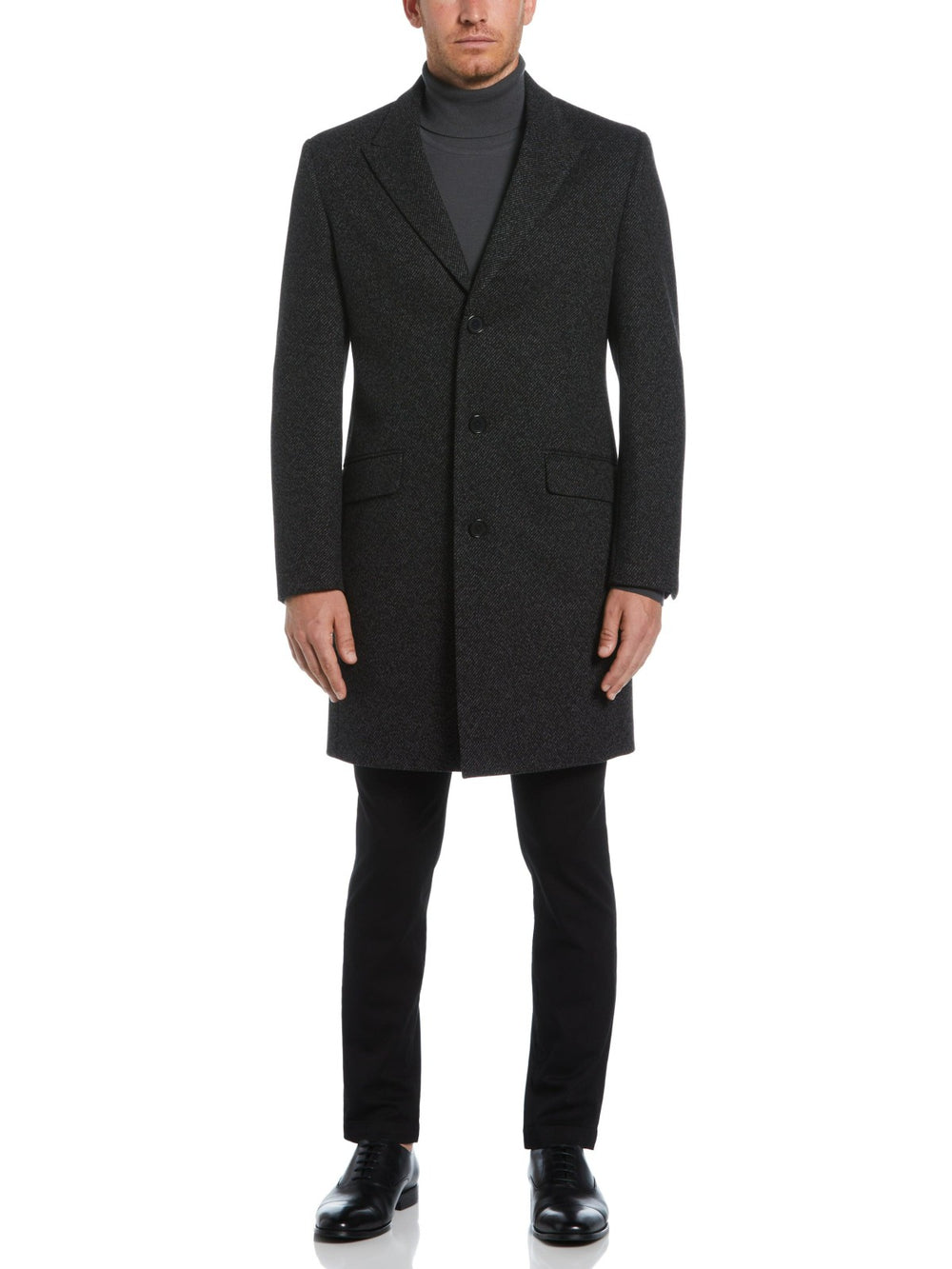 Single Breasted 3 Button Overcoat