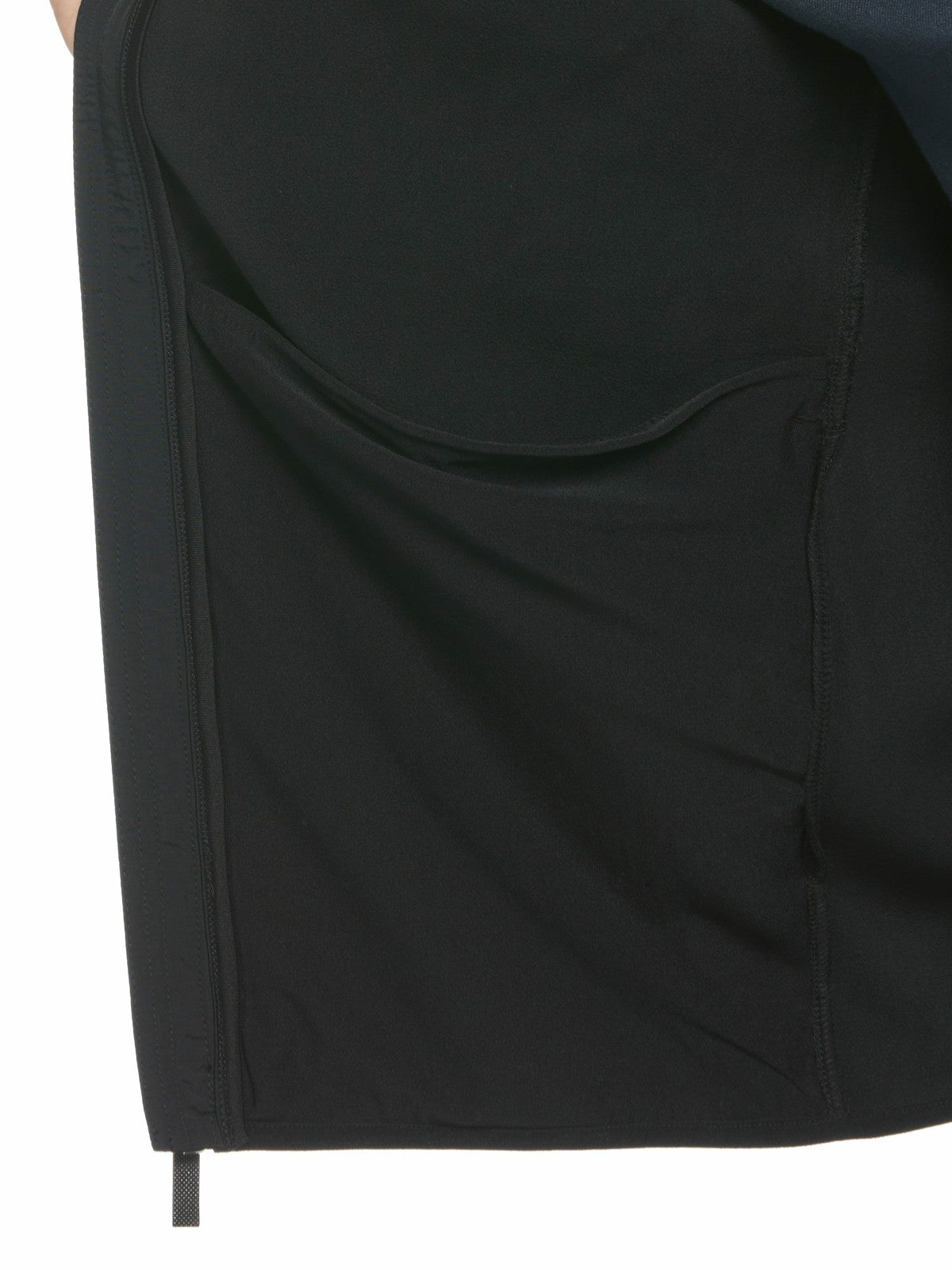 Solid Stretch Full-Zip Fleece Jacket