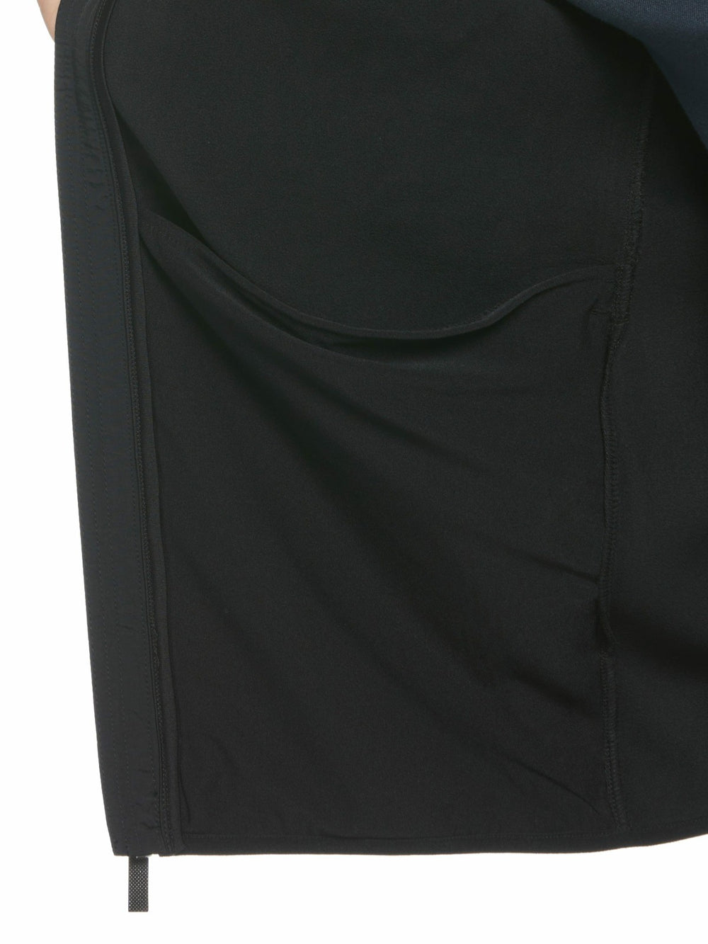 Solid Stretch Full-Zip Fleece Jacket
