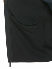 Solid Stretch Full-Zip Fleece Jacket