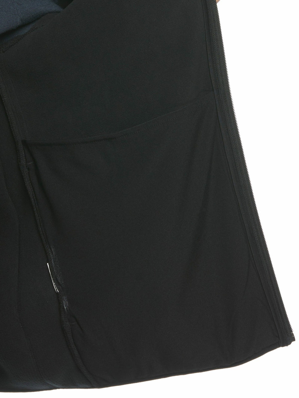 Solid Stretch Full-Zip Fleece Jacket