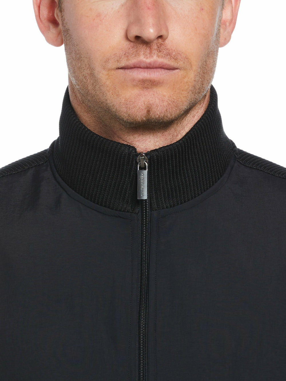 Solid Stretch Full-Zip Fleece Vest