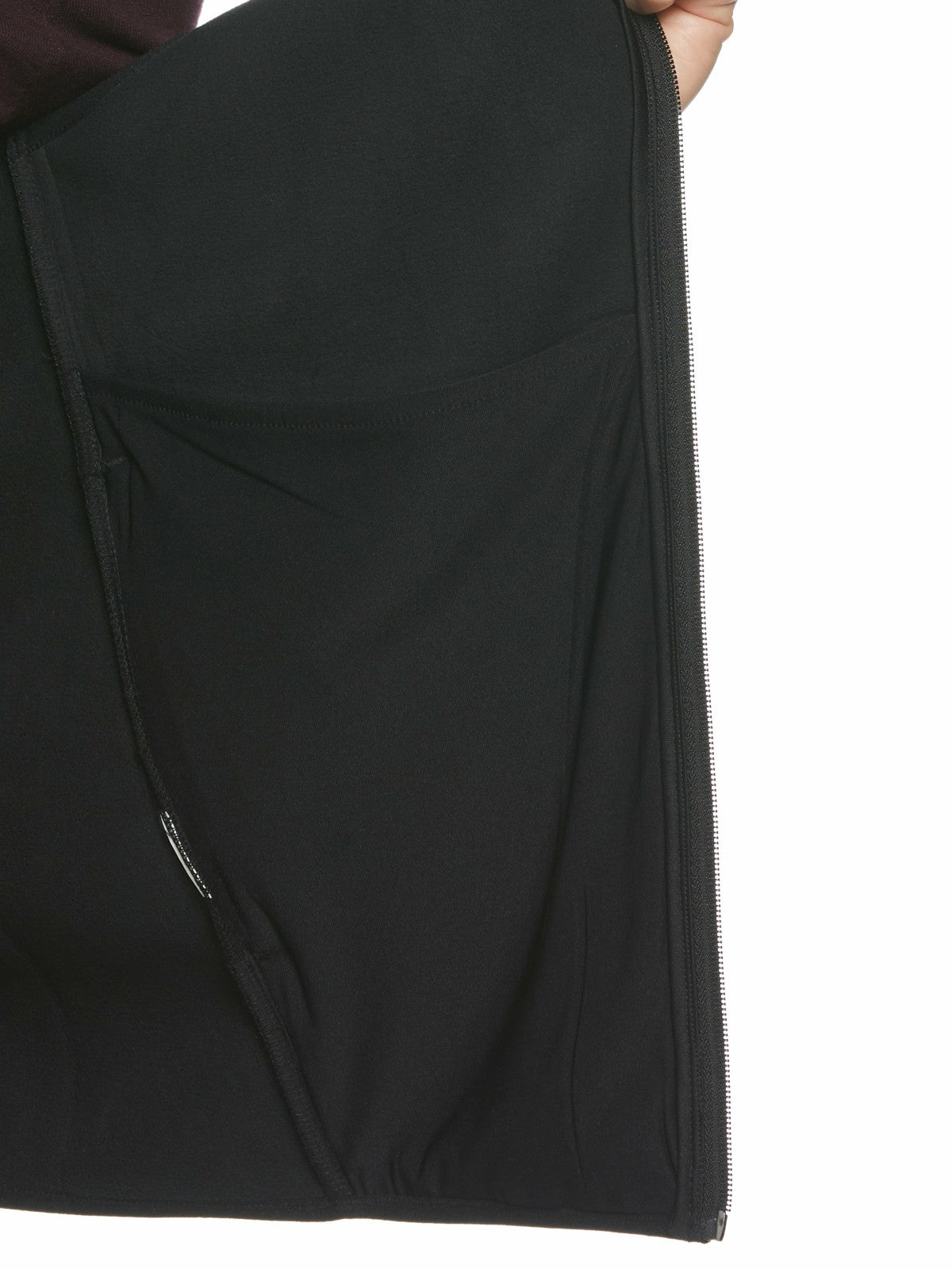 Solid Stretch Full-Zip Fleece Vest
