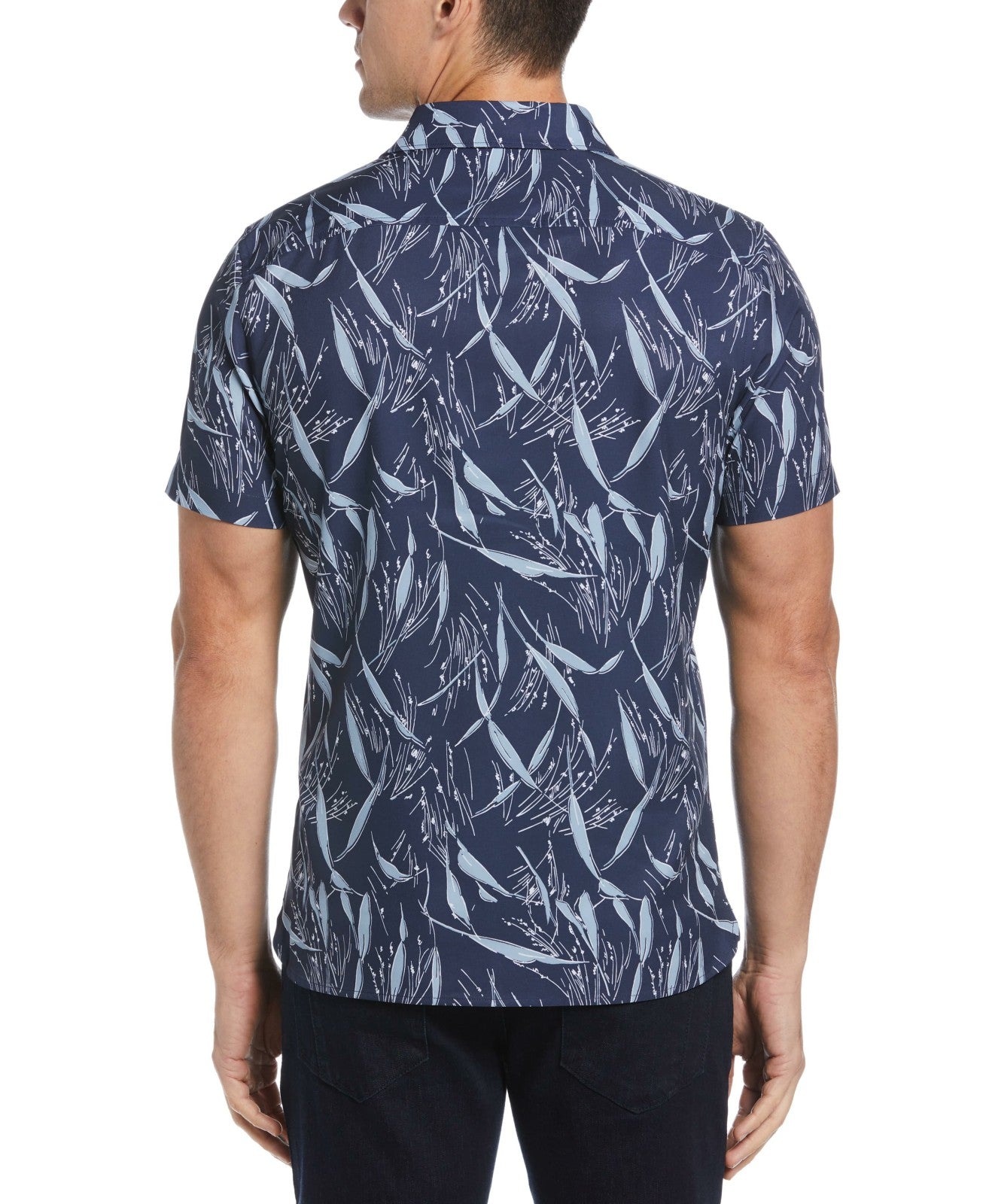 Total Stretch Slim Fit Wheat Print Shirt