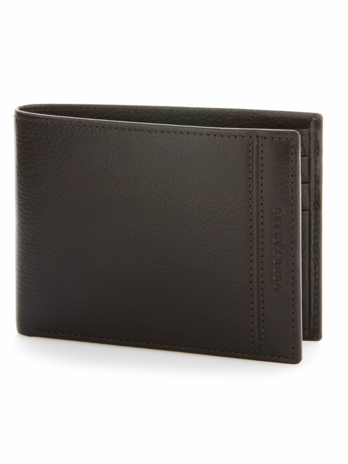 Brown Genuine Leather Glazed Wallet