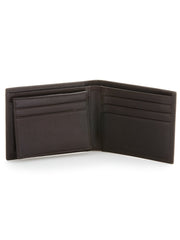 Brown Genuine Leather Glazed Wallet