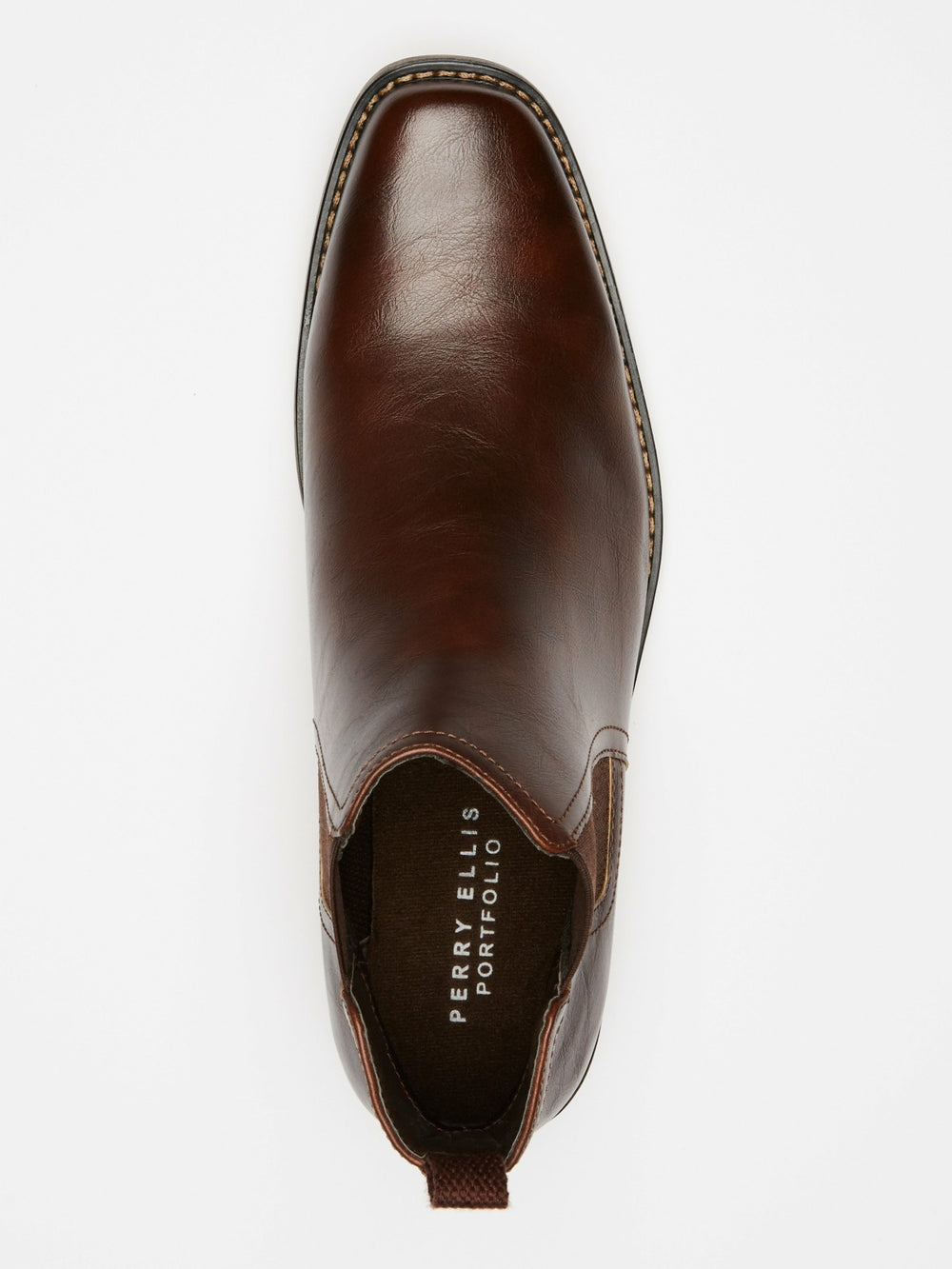 Chris Boot | Men's Faux Leather Chelsea Boot | Perry Ellis