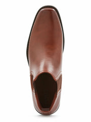 Chris Boot | Men's Faux Leather Chelsea Boot | Perry Ellis