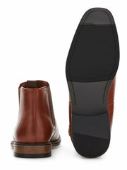 Chris Boot | Men's Faux Leather Chelsea Boot | Perry Ellis