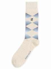 Multi Color Striped Argyle Socks